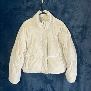CISONO Softshell Smooth Cozy Wind resistant  Sherpa Lining Puffer Jacket Woman L